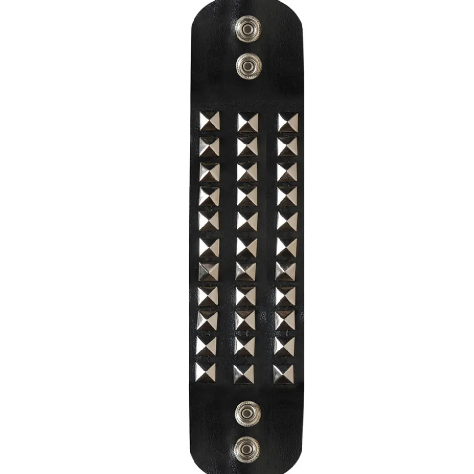 Armband mit Nieten, dreireihig