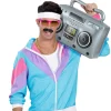 Aufblasbarer 80er Radio, 50 cm