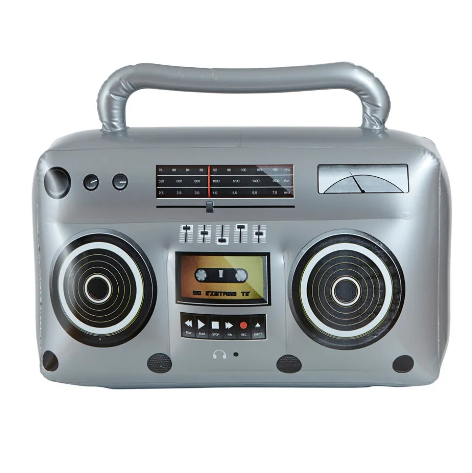 Aufblasbarer 80er Radio, 50 cm