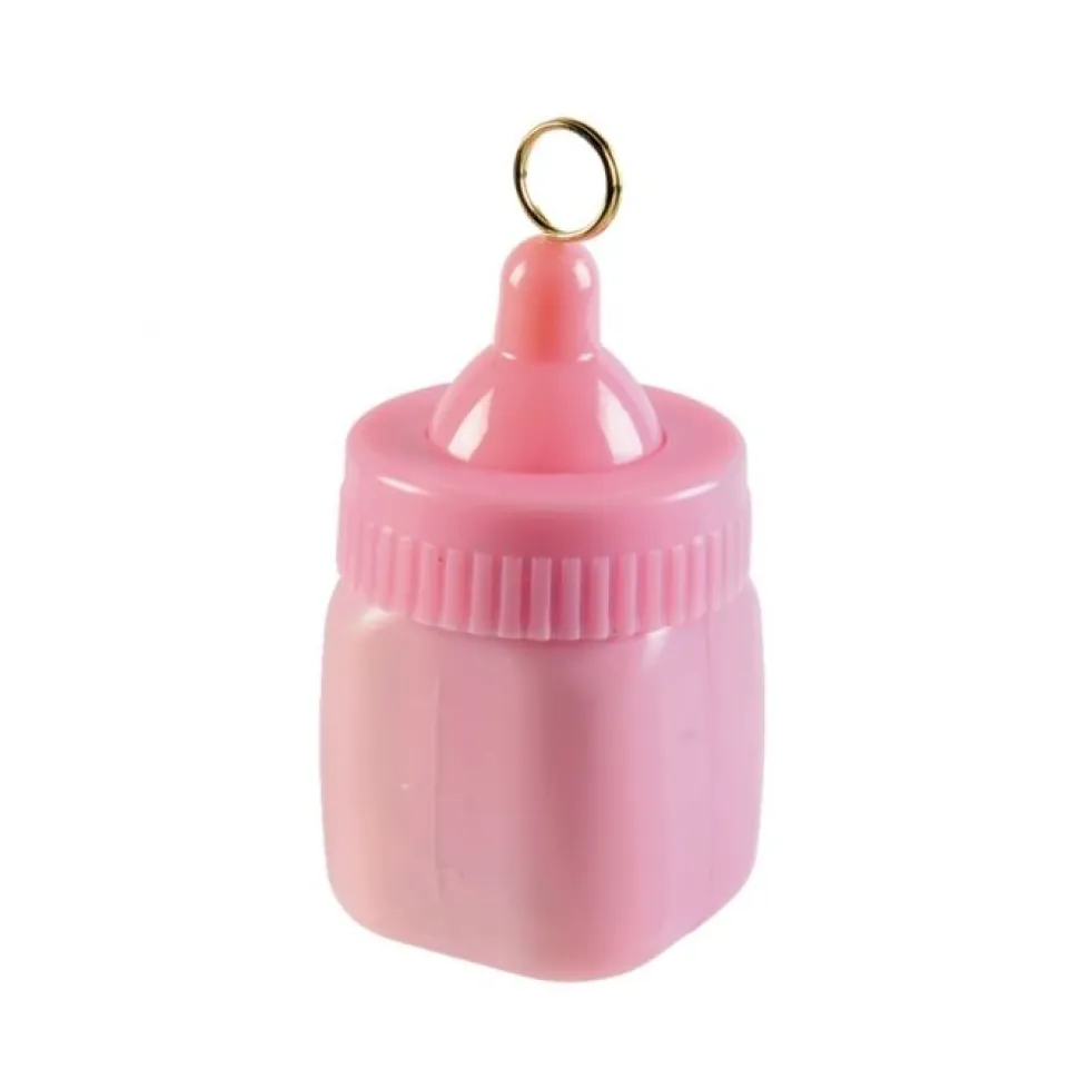 Ballongewicht Babyflasche rosa, Gewicht ca. 80g