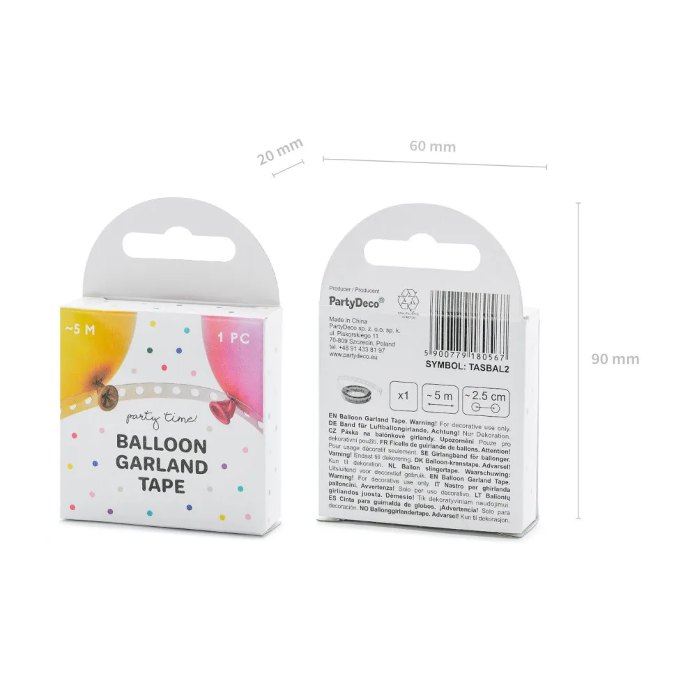Ballongirlanden-Lochband – 5 m