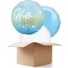 Ballongrüsse Blue Baby Boy, 3 Ballons