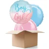 Ballongrüsse Boy or Girl, 3 Ballons