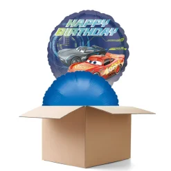 Ballongrüsse Cars Happy Birthday, 2 Ballons