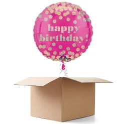 Ballongrüsse Happy Birthday Dotty, 1 Ballon