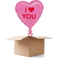 Ballongrüsse I Love You, 1 Ballon