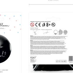 Balloon Gender Reveal – Girl / Mädchen– Größe: ca. 100 cm