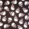 Bandana Totenköpfe, schwarz, 55x55 cm