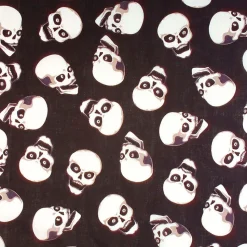 Bandana Totenköpfe, schwarz, 55x55 cm