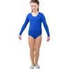 Body, blau, 4/4-arm, Größe 104-110, Elastisch