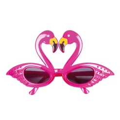 Brille Flamingo Herzen, rosa