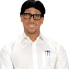 Brille Journalist, schwarz