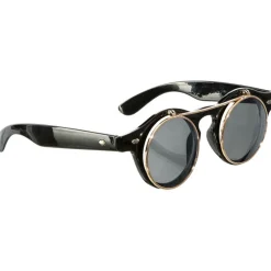 Brille mit Klappen, schwarz, 1 Stück
