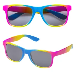 Brille Neon Regenbogen
