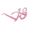 Brille 18 pink mit Brillies