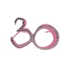 Brille 30 pink mit Brillies