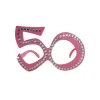 Brille 50 pink mit Brillies