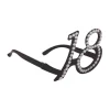 Brille 18 schwarz mit Brillies