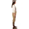 Damen-Hose Knickerbocker beige, Gr. 36-38