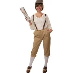 Damen-Hose Knickerbocker beige, Gr. 36-38