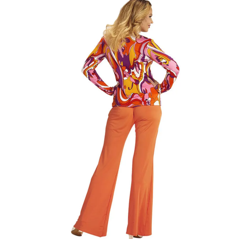 Damen-Kostüm Bluse Orchideen, Gr. S-M