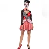 Damen-Kostüm Clown Kleid Pierrot, Gr. S