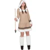 Damen-Kostüm Eskimo Girl Luxe ohne Stulpen Gr. 34