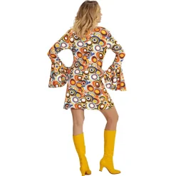 Damen-Kostüm Kleid Groovy, Bubbles, Gr. S