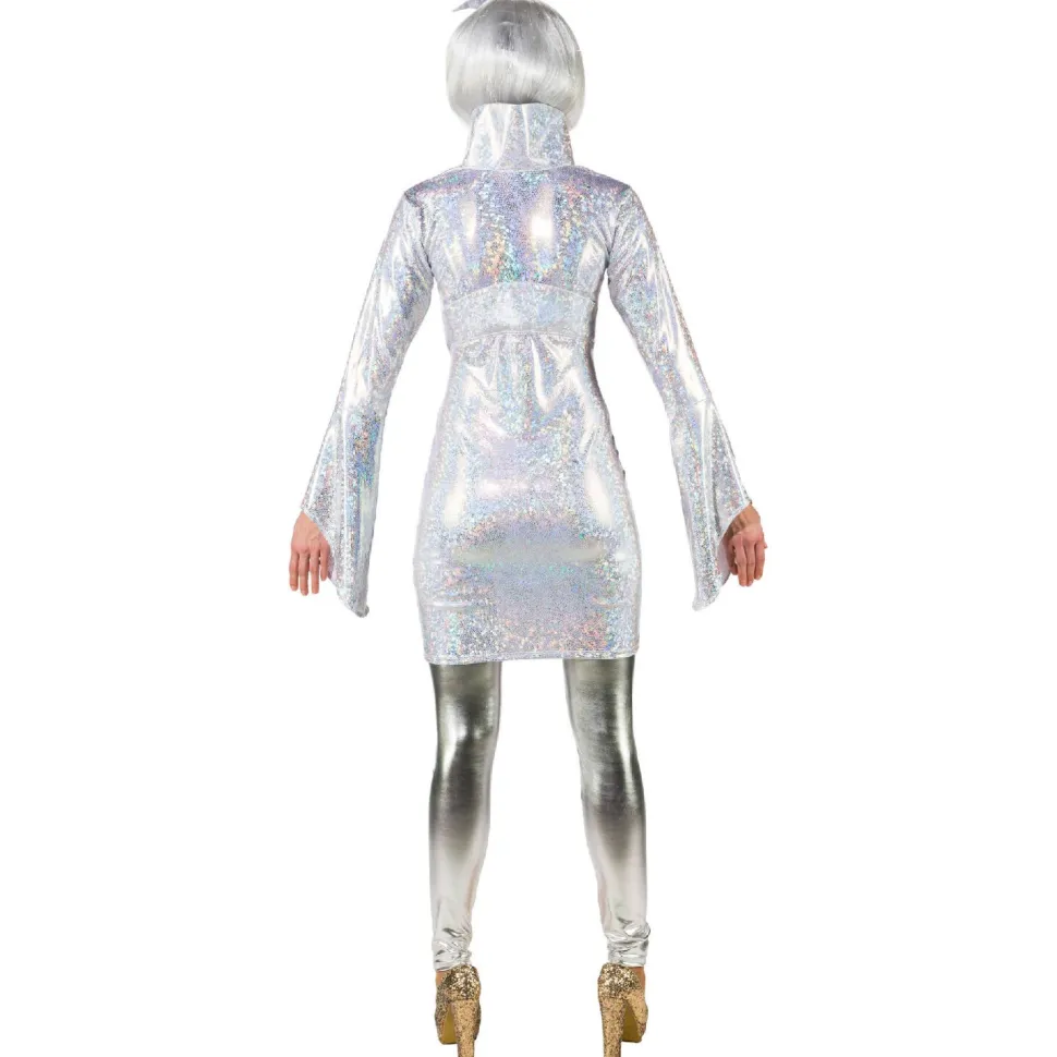 Damen-Kostüm Mond-Kleid irisierend, Gr. 34-36