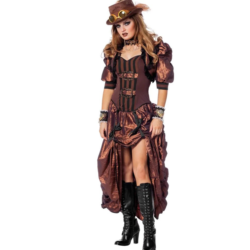 Damen-Kostüm Steampunk de Luxe, Gr. 36