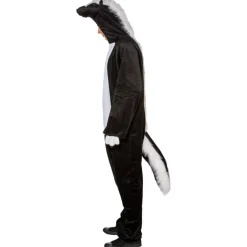 Damen-Kostüm Stinktier Overall, bis 175 cm