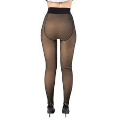 Damen-Thermostrumpfhose, schwarz, Gr. S-L