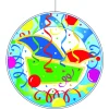 Deko-Hänger Karnevals Party, 28 cm