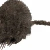 Deko Ratte, 15x8 cm, Felloptik