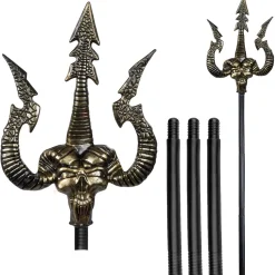 Dämonenstab lang, steckbar, 4-teilig, 117cm
