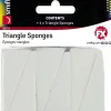 Dreieck-Schwämme, Weiß, 6er-Pack