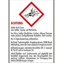 Feuerwerk / Kinder- & Jugendfeuerwerk, Space-Balls, Knatterbälle, Packung mit 25 Stück