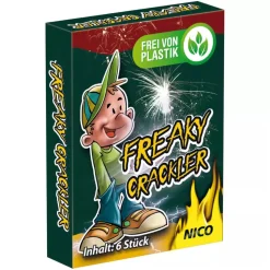 Feuerwerk / Kinder- & Jugendfeuerwerk, Freaky Crackler, Packung mit 6 Stück