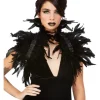 Fever Federbolero, Damen, mit Schleife