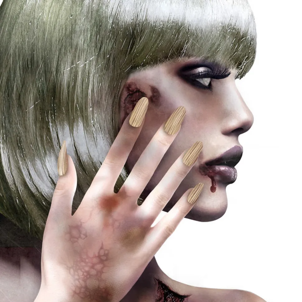 Fingernägel Zombie, 12teilig, selbstklebend