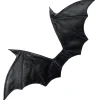 Flügel Fledermaus oder Teufel, schwarz