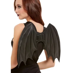 Flügel Fledermaus zum Umhängen, schwarz, ca. 50cm, Fledermausflügel
