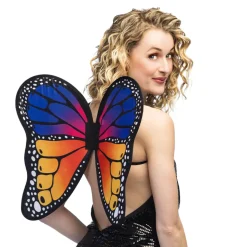 Flügel Schmetterling Cynthia, bunt, 50x44cm, mit Trageriemen
