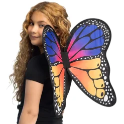 Flügel Schmetterling Cynthia, bunt, 50x44cm, mit Trageriemen
