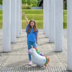 Folienballon Airwalker Einhorn