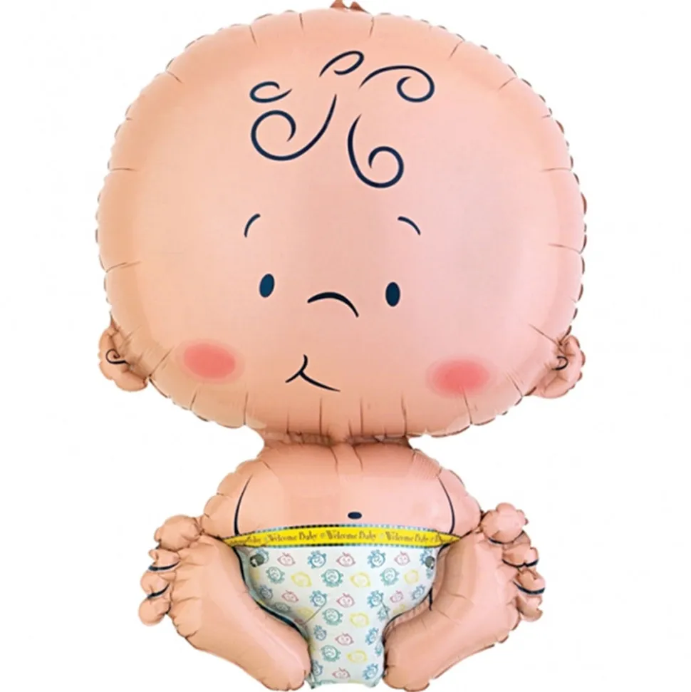 Folienballon Baby, lebensgroß, 41x61cm