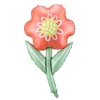 Folienballon Blume – 53 × 96 cm
