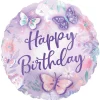 Folienballon Butterfly Happy Birthday