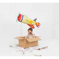 Folienballon Flugzeug – 91 × 39 cm