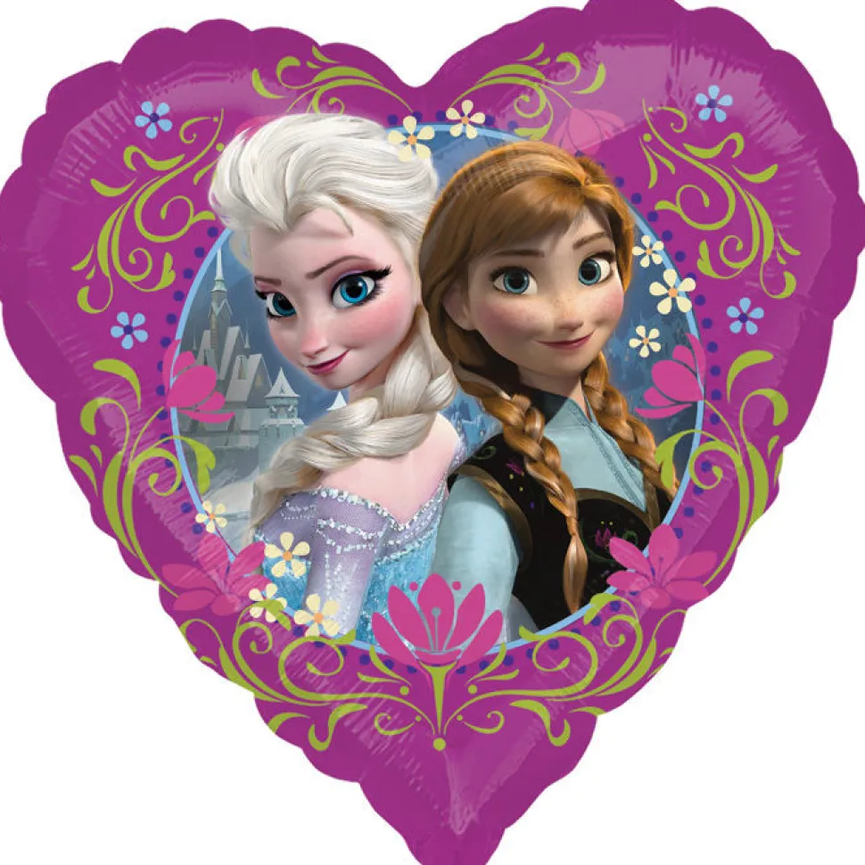 Folienballon Frozen Love, herzförmig ca. 45 cm